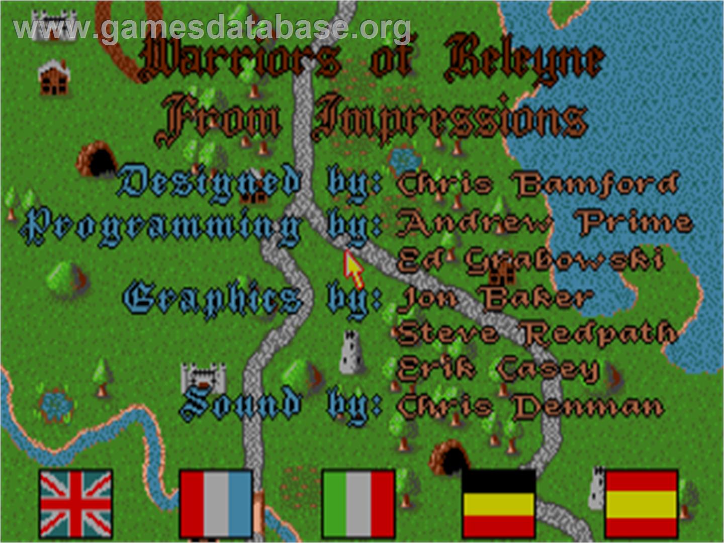Warriors Of Releyne - Atari ST - Artwork - Title Screen
